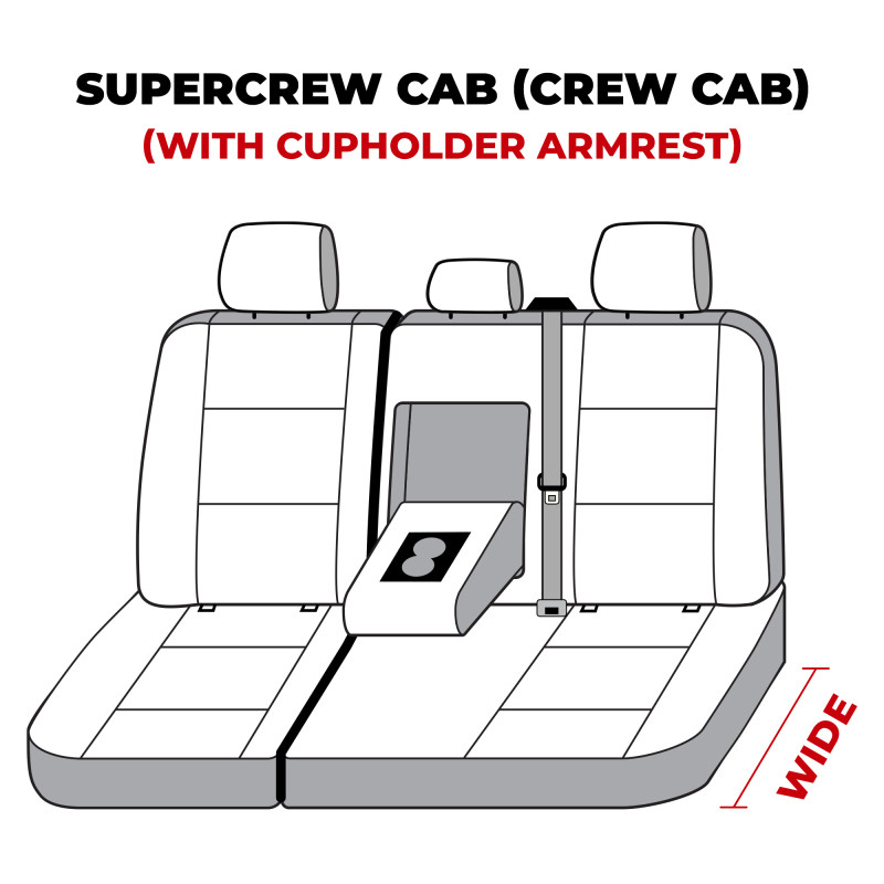 Covercraft Endura Waterproof Polyester SeatSaver Custom Second Row Seat Covers - SS8521WFBK Photo - out of package