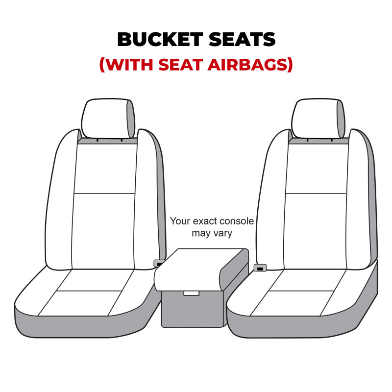 Covercraft 22-24 Dodge Ram 2500 Carhartt Super Dux SeatSaver Custom Front Row Seat Covers - Black - SSC2588COBK Photo - out of package