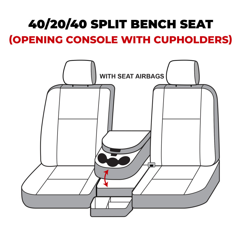Covercraft 19-24 Dodge RAM Carhartt SeatSaver Custom Front Row Seat Covers - Brown - SSC3484CABN Photo - out of package