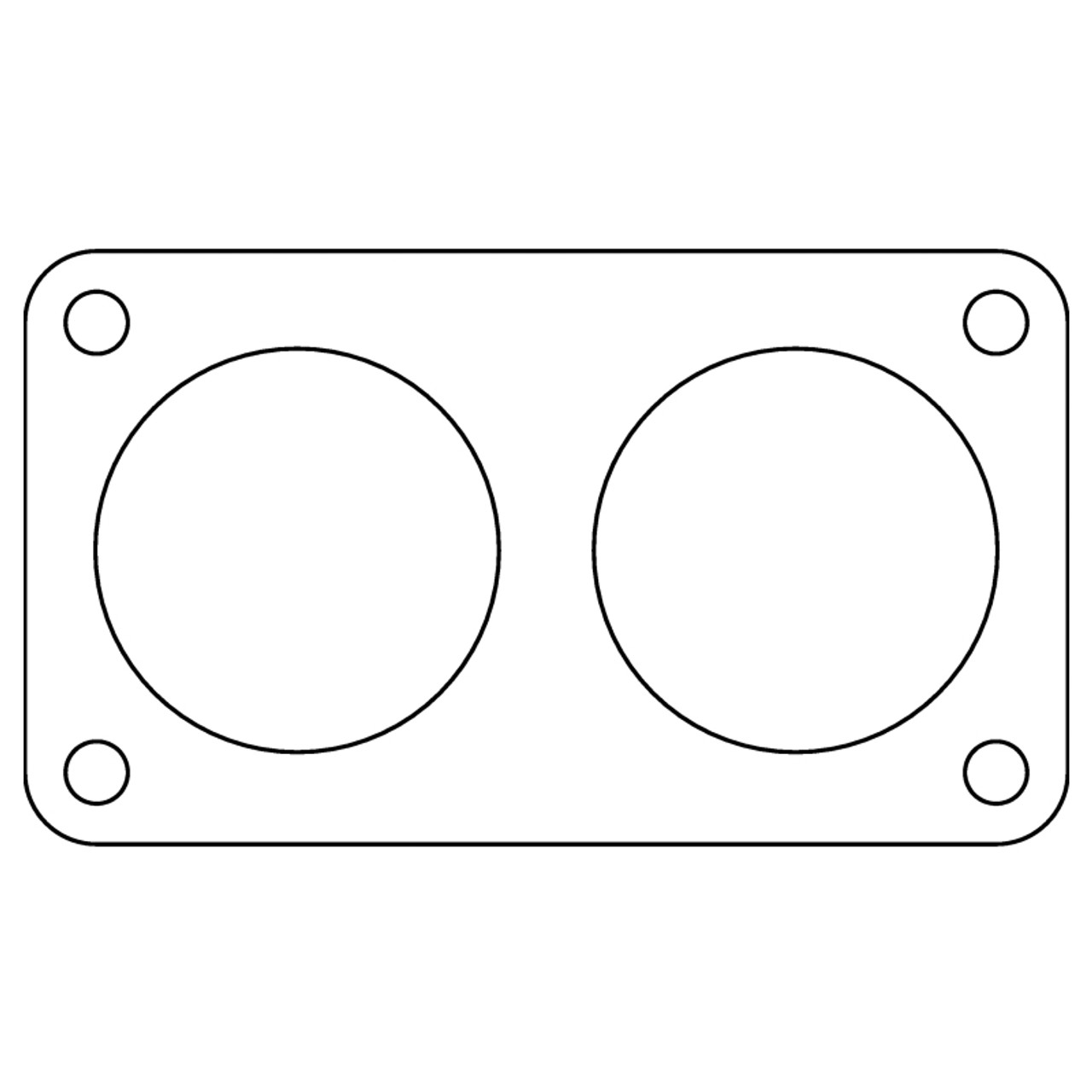 Cometic Ford 5.0/5.8/7.0/7.5L .020in Fiber Truck Throttle Body Gasket - 1985-1997 - C15100