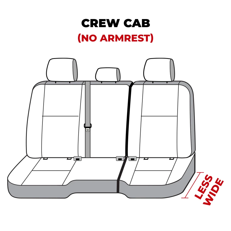 Covercraft 11-24 Dodge Ram Carhartt Super Dux SeatSaver Custom Second Row Seat Covers - Black - SSC8397COBK Photo - out of package