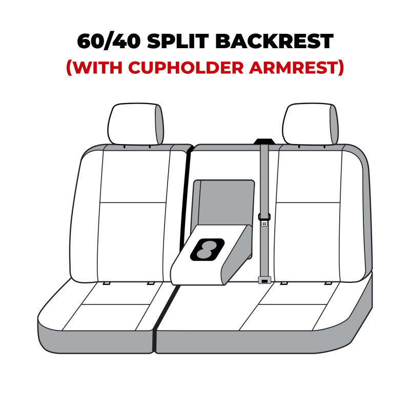 Covercraft 21-23 Chevrolet Tahoe Carhartt Super Dux SeatSaver Custom Second Row Seat Covers - Black - SSC8516COBK Photo - out of package