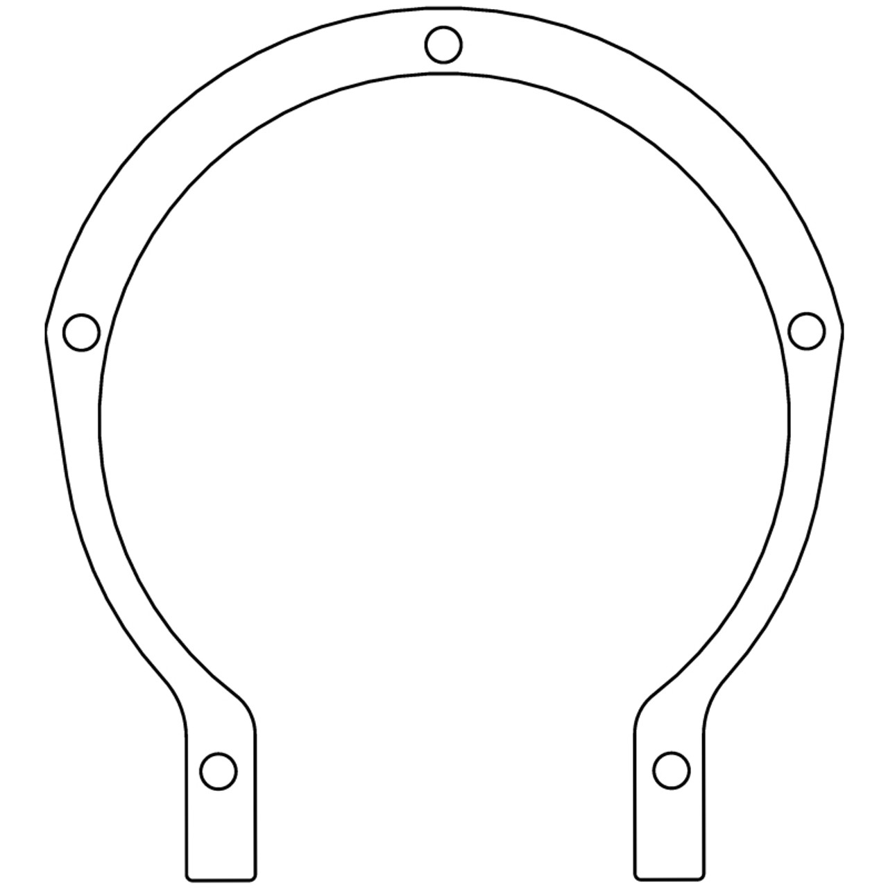 Cometic Ford Flathead V8 8BA/8CM .015in Fiber Timing Cover Gasket - 1948-1953 - C15135