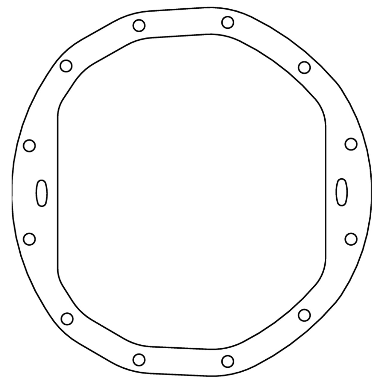 Cometic GM 8.875in .060in Fiber Differential Cover Gasket - 12 Bolt - Passenger Car - C15228FC