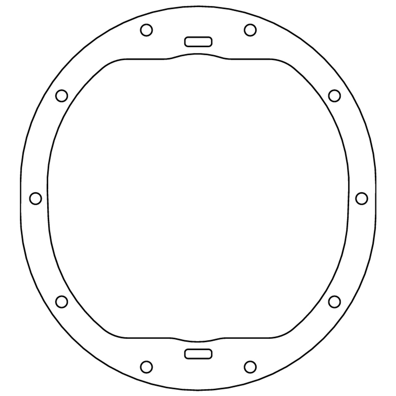 Cometic GM 8.5in .060in Fiber Differential Cover Gasket - 10 Bolt - C15232FC