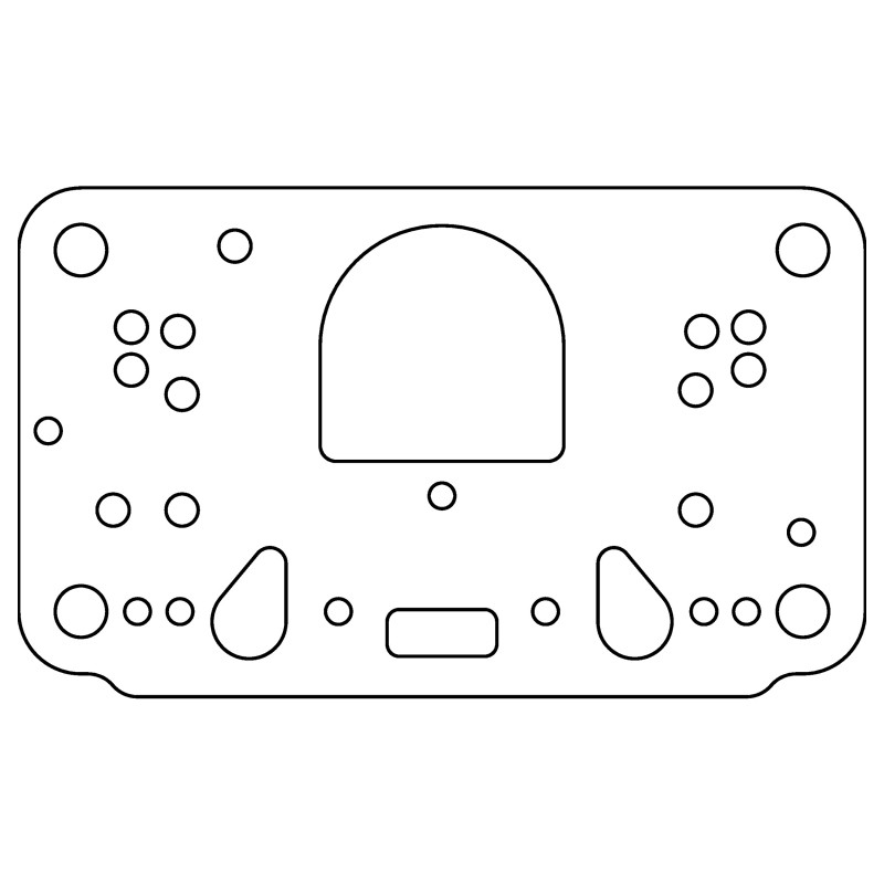 Cometic Holley .062in MP Metering Block Gasket - 3 Circuit - C15243