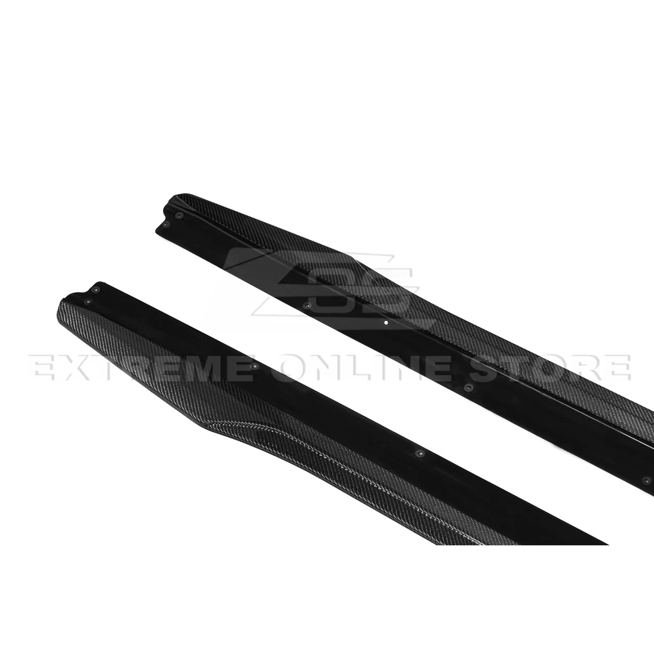 EOS Carbon Fiber Side Skirts - 2025+ Cadillac CT5-V Blackwing (SS-446-BKCF)