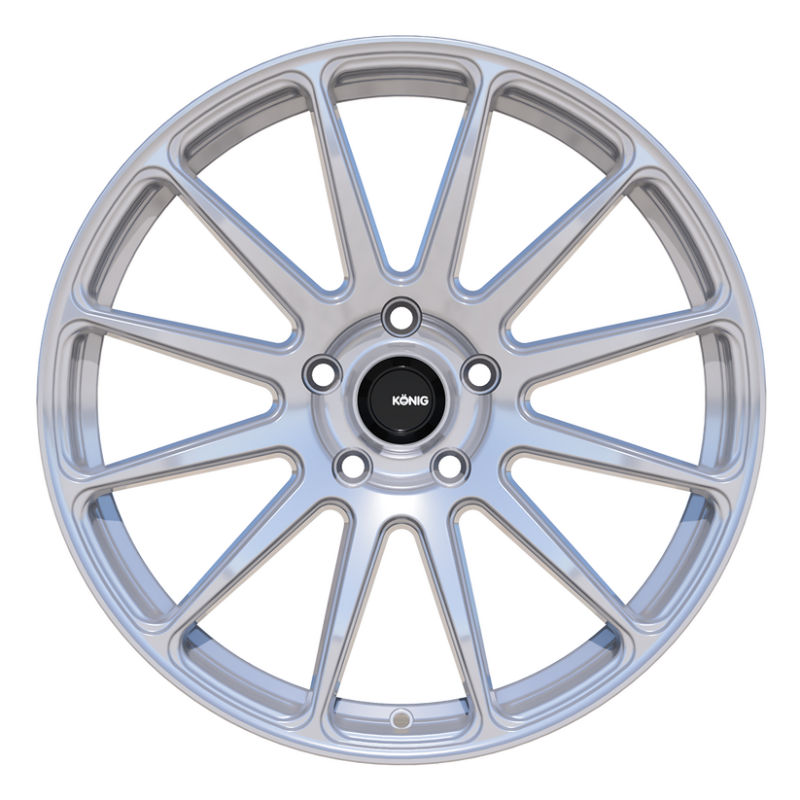 Konig Aeris 19x8.5 5x108 ET43 Steel Silver Wheel - AR8950843S