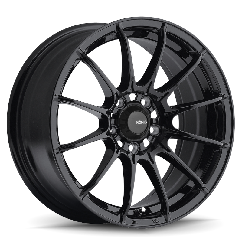 Konig Dial In 15x8 4x100 ET25 Gloss Black - DI58100305