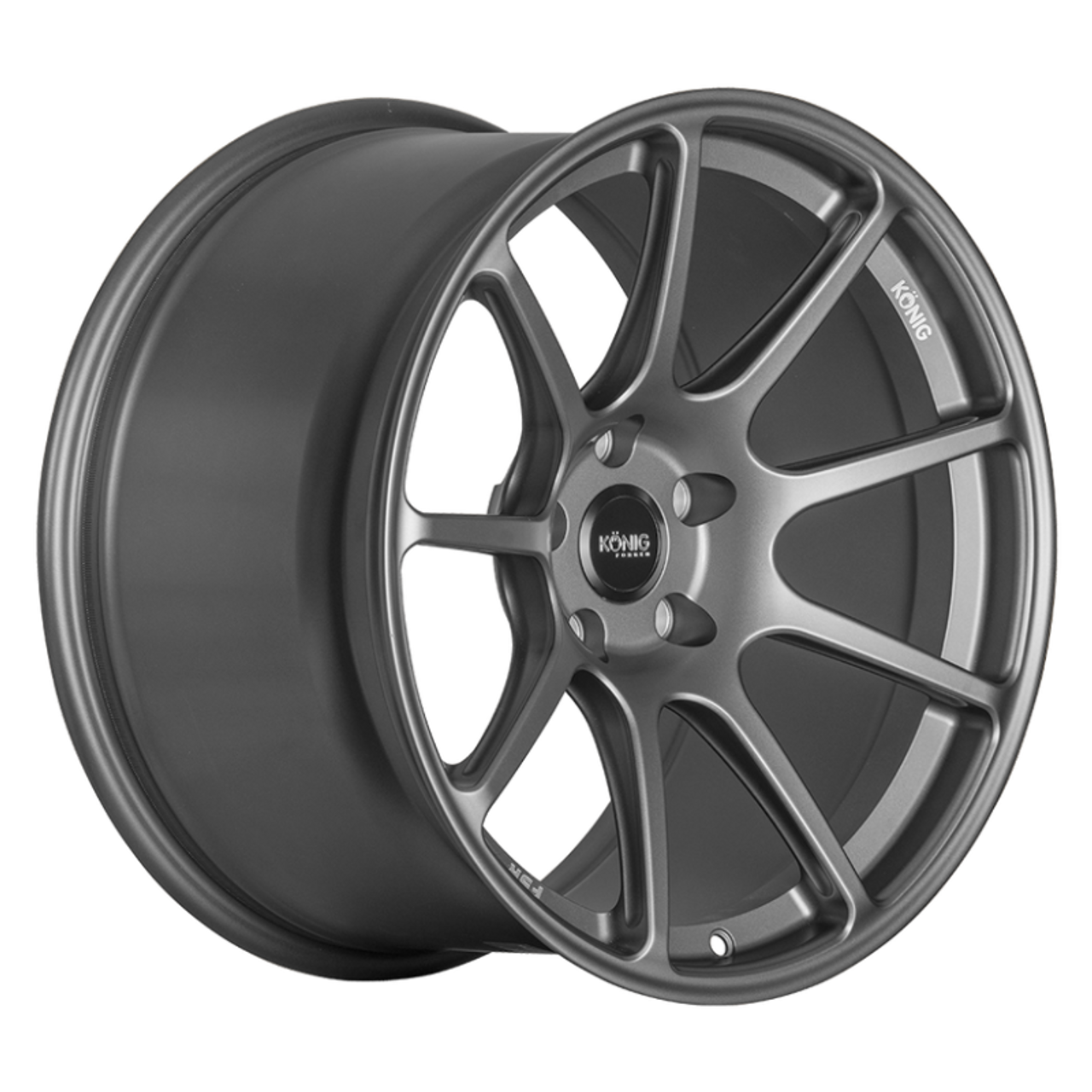 Konig Forged F5R 19x8.5 5x120 ET32 Ash Silver Wheel (Knurled Bead) - F5R8952032S
