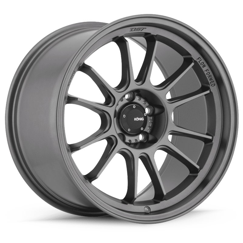 Konig Hypergram 19X11B 5X114.3 ET15 Matte Grey Flow Formed - HG1951415G