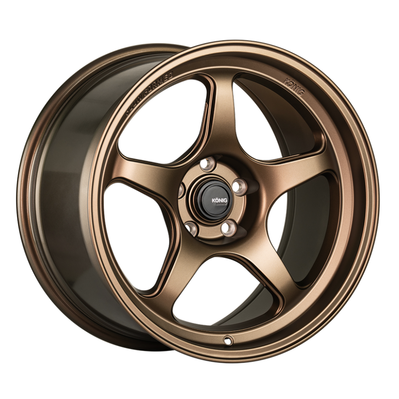 Konig Hyperspec 19x9.5A 5x114.3 ET35 Matte Bronze Wheel (Knurled Bead) - HP99514358