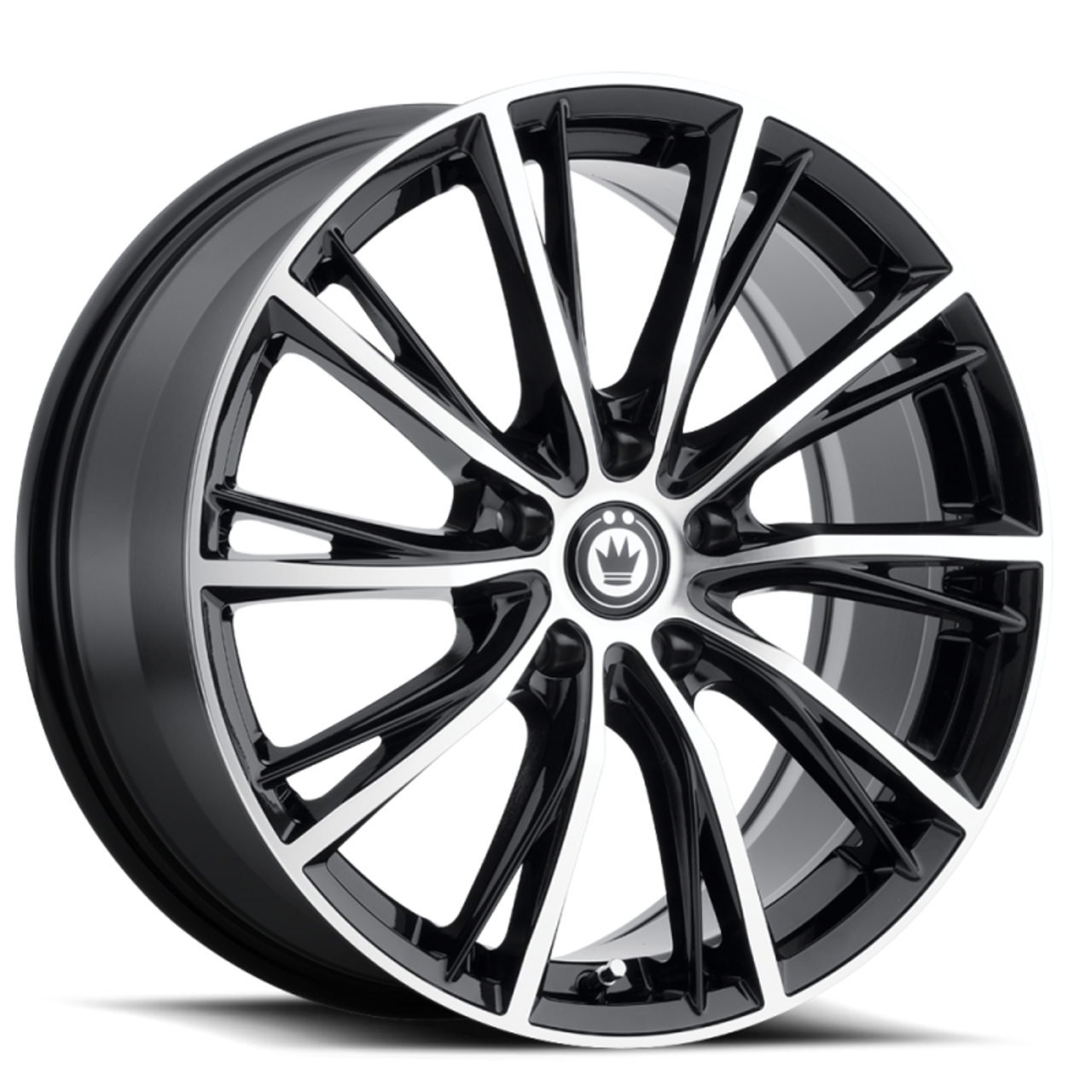 Konig Impression 17x7.5 5x112 ET45 Gloss Black w/ Machined Face - IP77512455