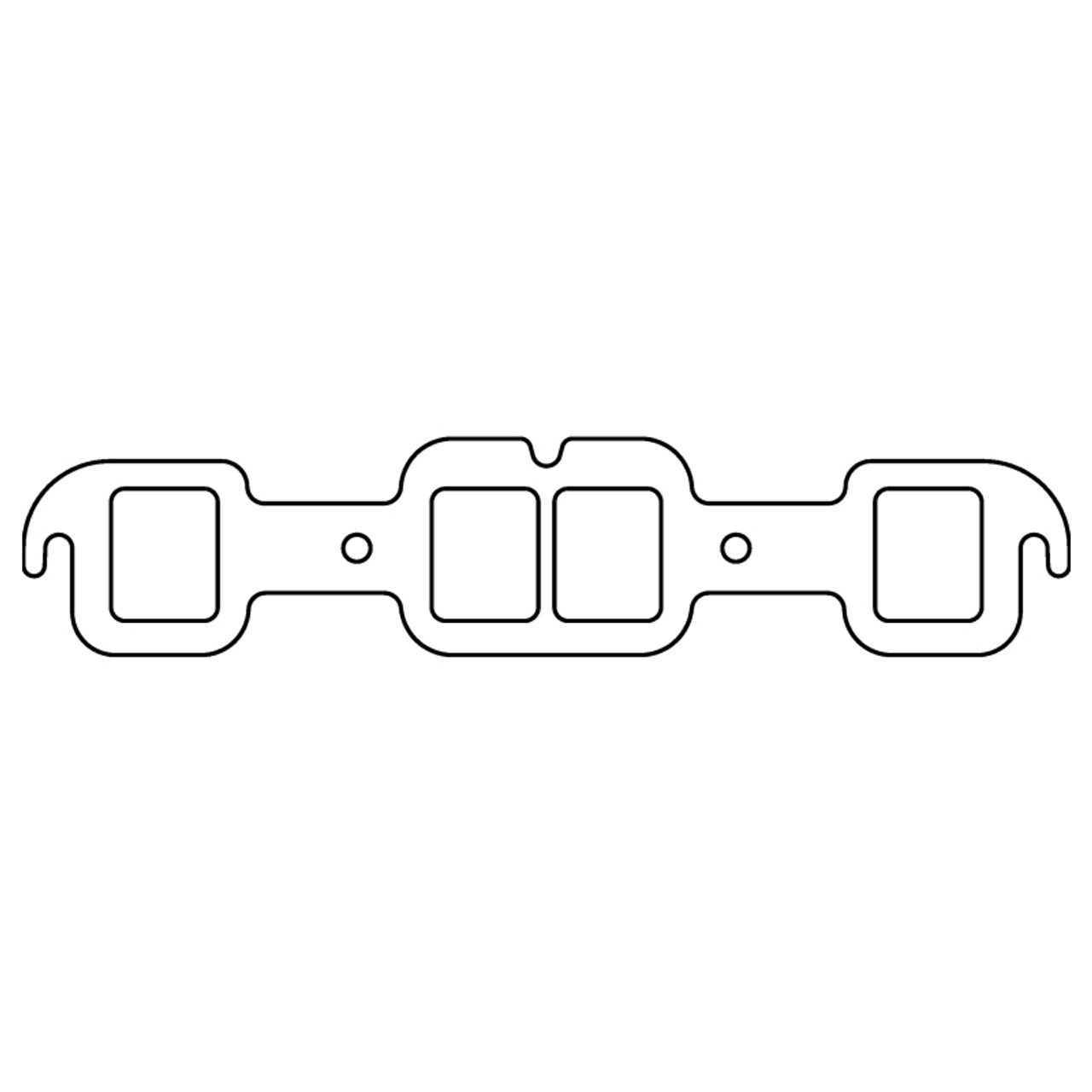 Cometic Oldsmobile 400/425/455 .094in HTG Exhaust Gasket Set - 1.920in x 1.550in Rectangular Ports - C15330HTG