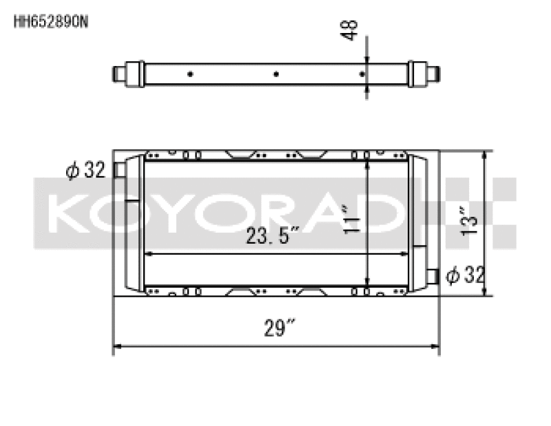 Koyo 05-11 Lotus Elise/Exige 1.8L I4 Radiator - HH652890N