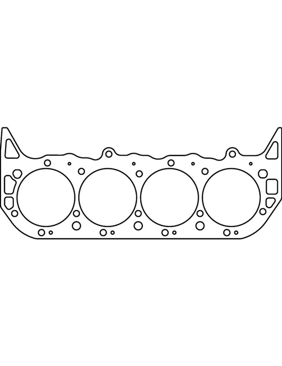 Cometic Chevy Big Block 4.530in Bore 0.043in Copper Head Gasket - C15414-043