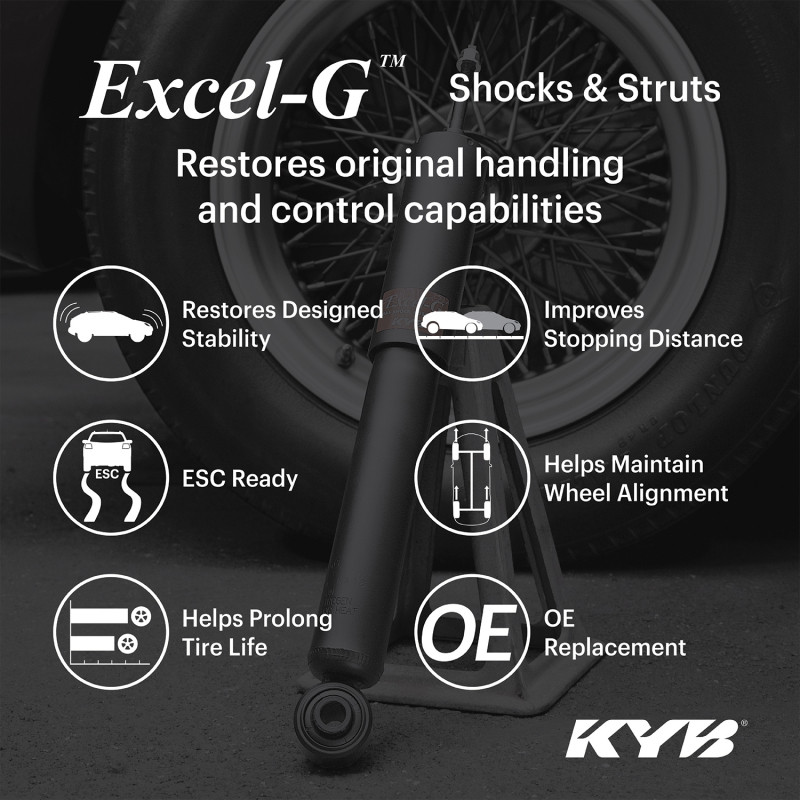 KYB Shocks & Struts Excel-G Rear FORD Taurus 1996-99 MERCURY Sable 1996-99 - 344432