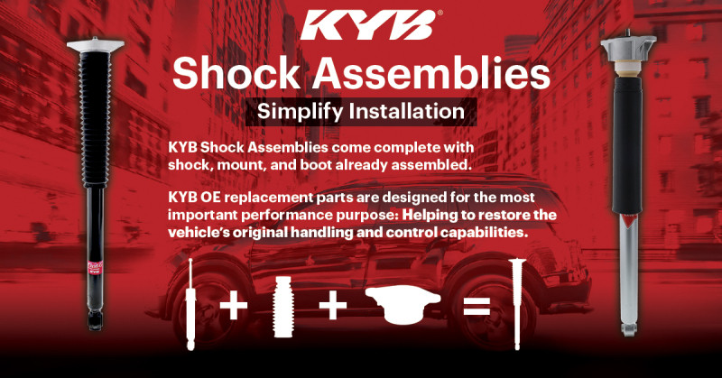 KYB 16-21 Honda Civic (Sedan & Coupe) Excel-G Shock Assembly - Rear - SA1010