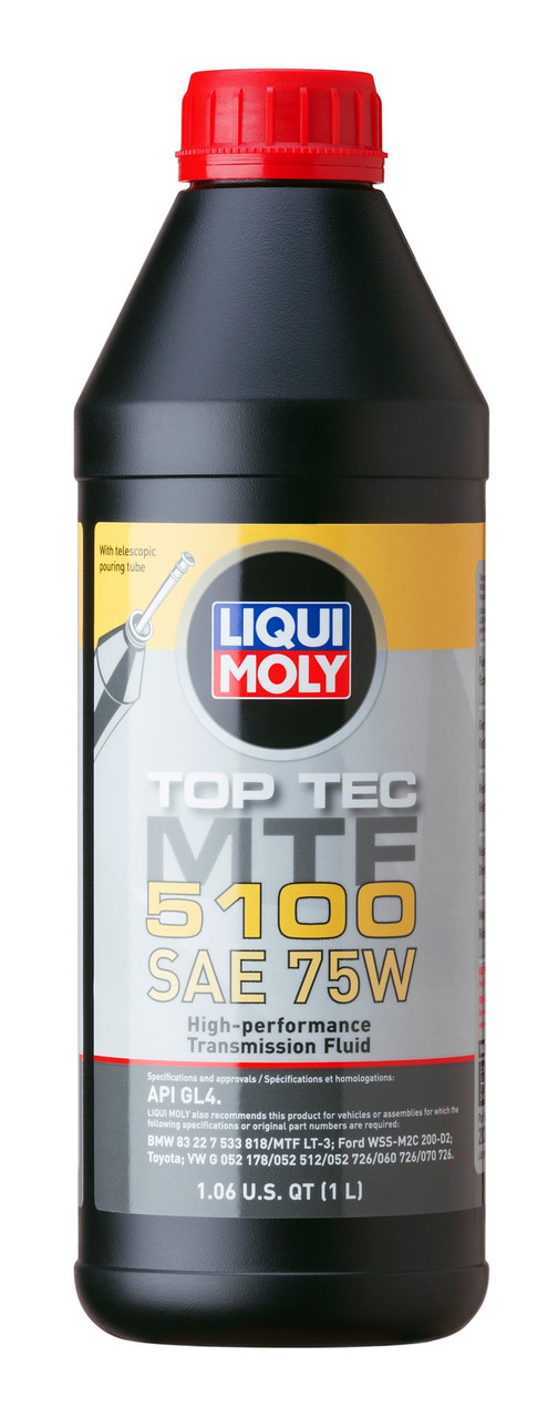LIQUI MOLY 1L Top Tec MTF 5100 Gear Oil SAE 75W - 20352