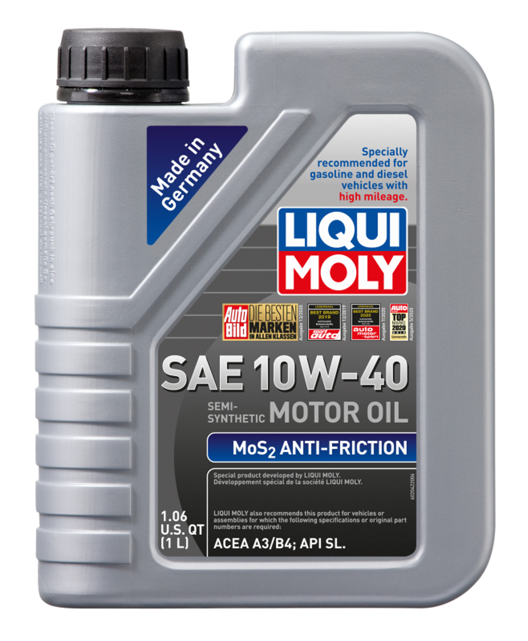 LIQUI MOLY 1L MoS2 Anti-Friction Motor Oil 10W40 - 2042