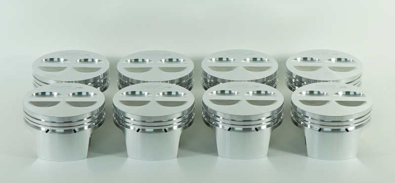 Mahle MS Piston Set GM 604 350ci 4.005in Bore 3.48in Stk 5.7in Rod 0.927 Pin -5cc 10.5 CR Set of 8 - 930127805