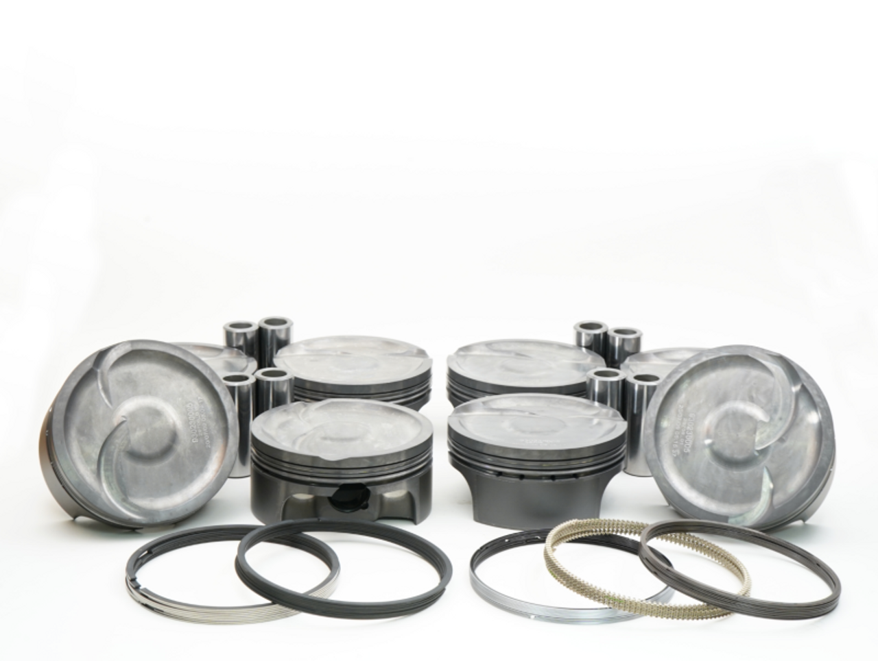 Mahle MS Pistons LSX 421cid 4.030in Bore 4.125in Stk 6.125in Rod .927 Pin -20cc Dish 9.8CR Set of 8 - 930230030