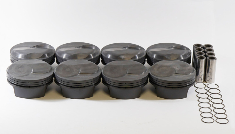 Mahle Chevy Big Block 600cid 4.605Bore 4.5Stk 6.385Rod 0.990Pin Forged Dome PowerPak Pistons - 930239205 Photo - Primary
