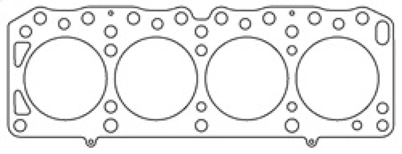 Cometic Ford Pre-Crossflow OHV Kent-Crossflow OHV Kent .075in MLS Cylinder Head Gasket-82mm Bore - C4102-075