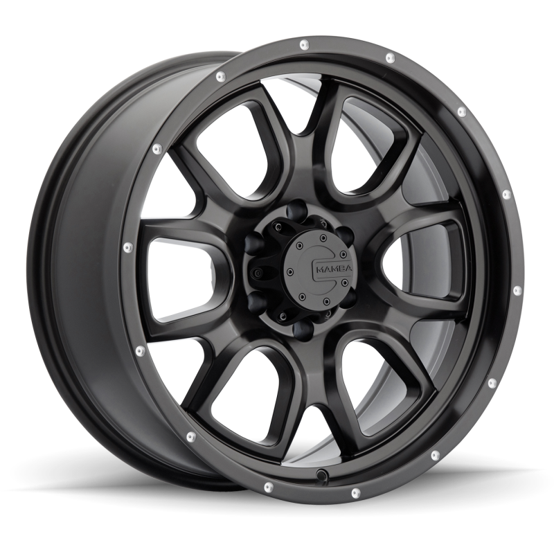 Mamba M19 18x9 6x139.7 ET12 Matte Black w/ Drill Holes - M198983N125