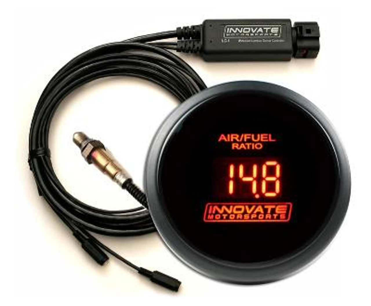 Innovate DB Wideband o2 Gauge w. LC-2 Controller - Red LCD