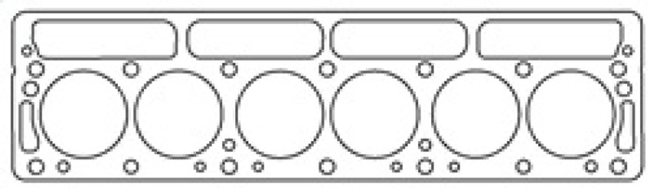Cometic Triumph TR6 76mm .043 inch Copper 6-Cylinder Head Gasket - C4154-043