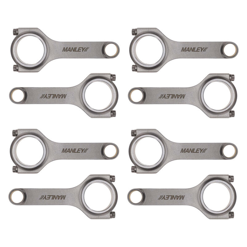Manley Chevrolet Small Block H-Beam Connecting Rod Set - 5.700in Length - 14037-8