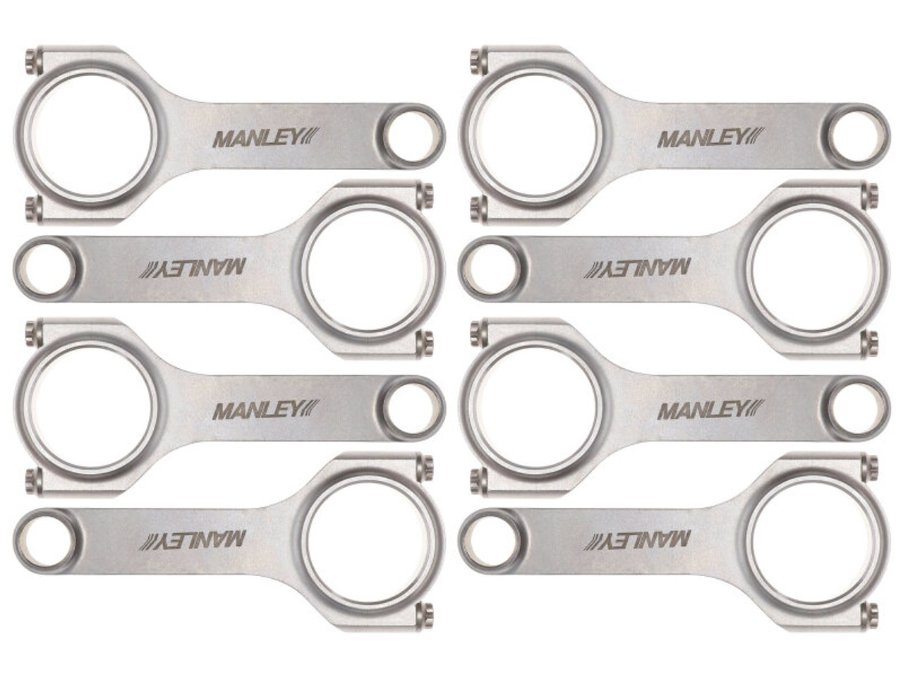 Manley Chevrolet Big Block H-Beam Connecting Rod Set - 6.800in Length - 14073-8