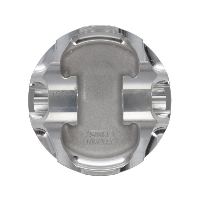 Manley Chevrolet LS Piston Set - 4.165in Bore 1.115in CH, -18.00 CC - 566340CE-8