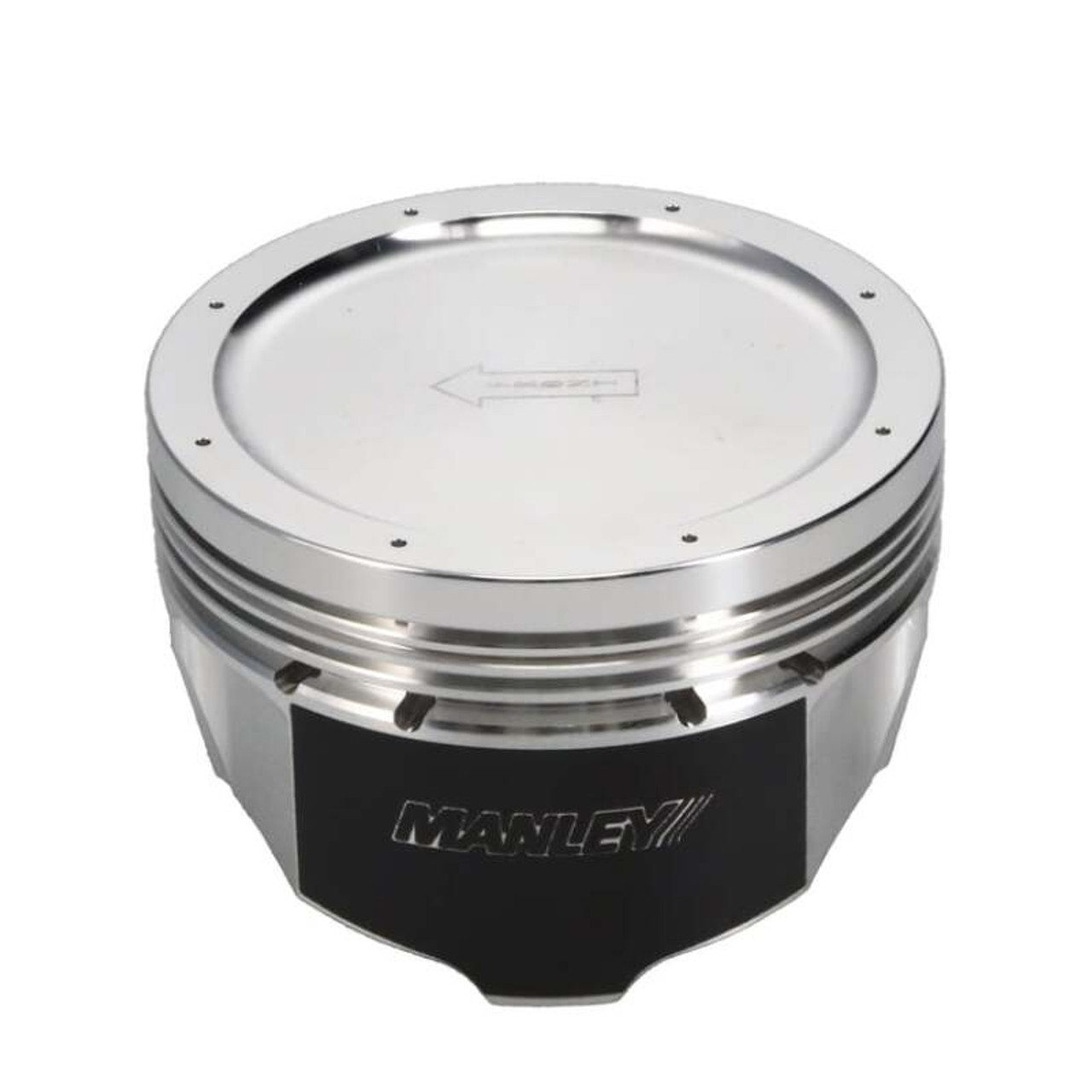 Manley 4.6L Ford Modular (2/4 Valve) 3.552in Bore 1.2in CD 11cc Turbo Tuff Dish Pistons - Set of 8 - 567100CE-8