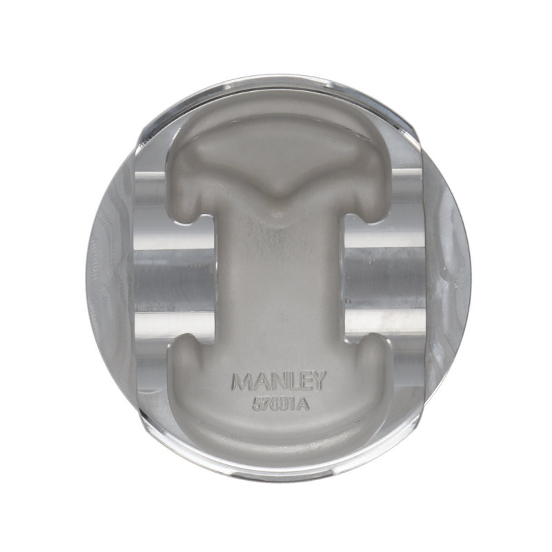 Manley Small Block Chevy 4.030in Bore 1.550in CD -2.5cc Dish Platinum Series Pistons - E/D - 590030-8