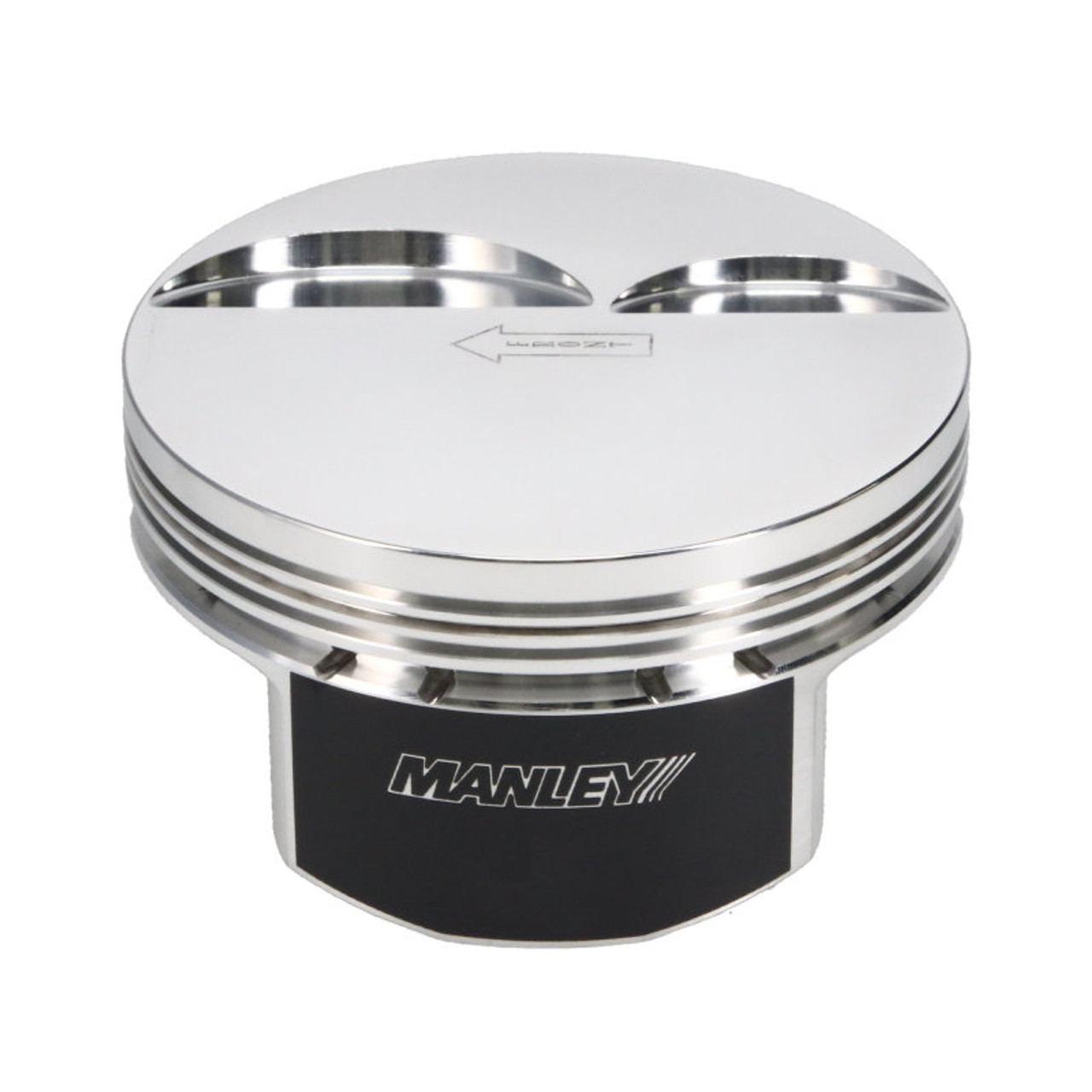 Manley SB Chevy LS Series 4.010in Bore - 4.000in Stroke - 1.115in CD -4cc Dish Pistons (Set of 8) - 592610C-8
