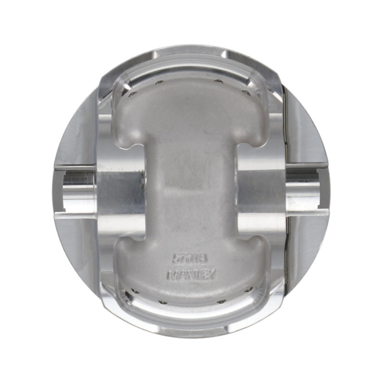 Manley SB Chevy LS Series 4.010in Bore - 4.000in Stroke - 1.115in CD -4cc Dish Pistons (Set of 8) - 592610C-8