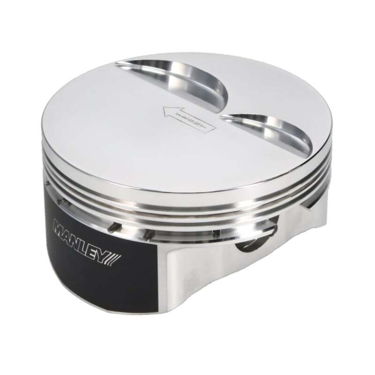 Manley Chevrolet LS Piston Set - 4.080in Bore 1.115in CH, -4.00 CC - 592680CE-8