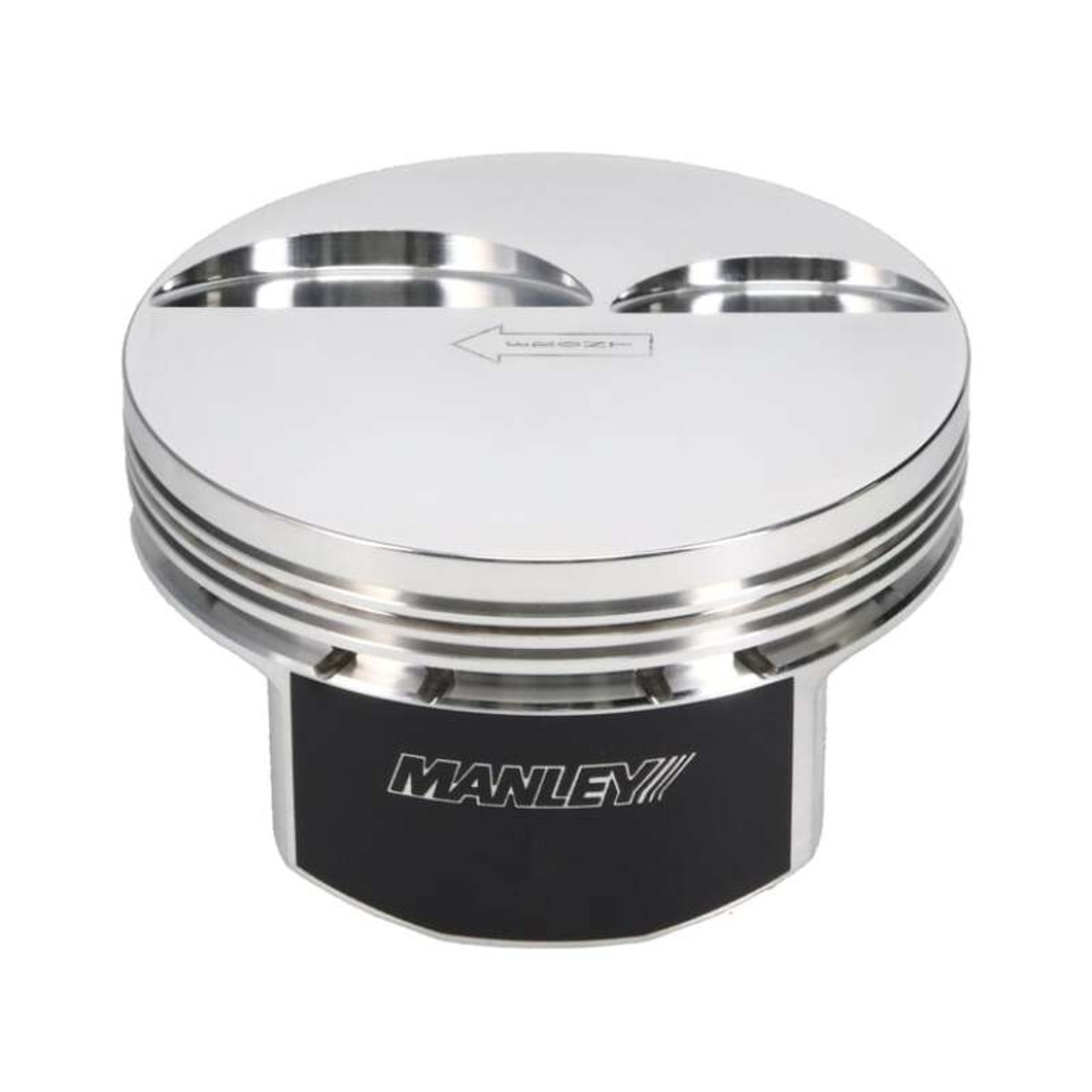 Manley Chevrolet LS Piston Set - 4.080in Bore 1.115in CH, -4.00 CC - 592680CE-8