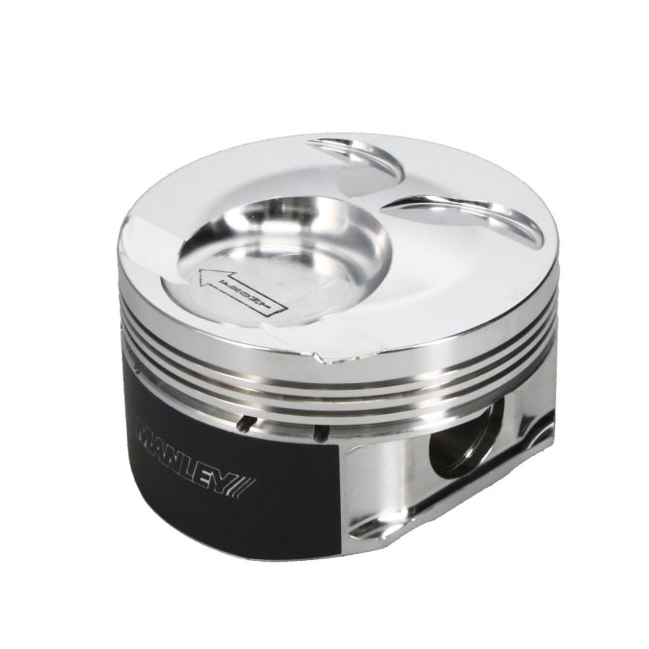 Manley Ford 3.5L Ecoboost 3.662in Bore 1.239in CD 10.0:1 CR -0.5cc Dome Extreme Duty Piston Set - 594920CE-6