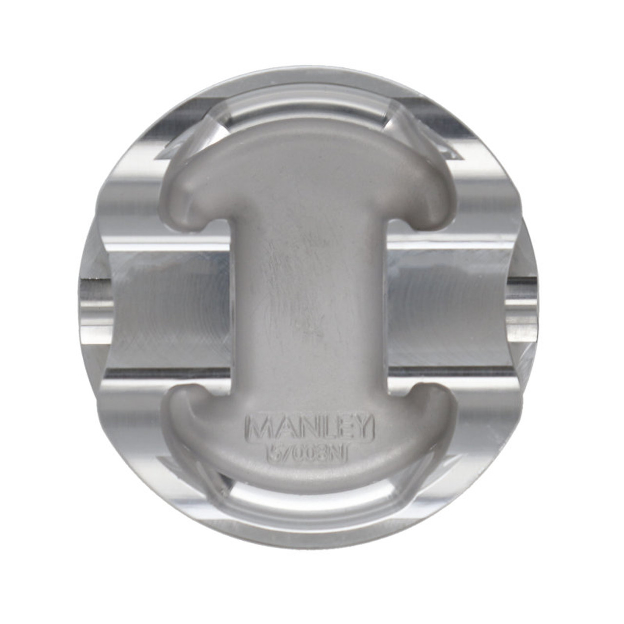 Manley 2018+ Ford Coyote 5.0L DOHC -6cc Dish 3.662in Bore 10:1 CR Extreme Duty Platinum Piston Set - 595700CE-8