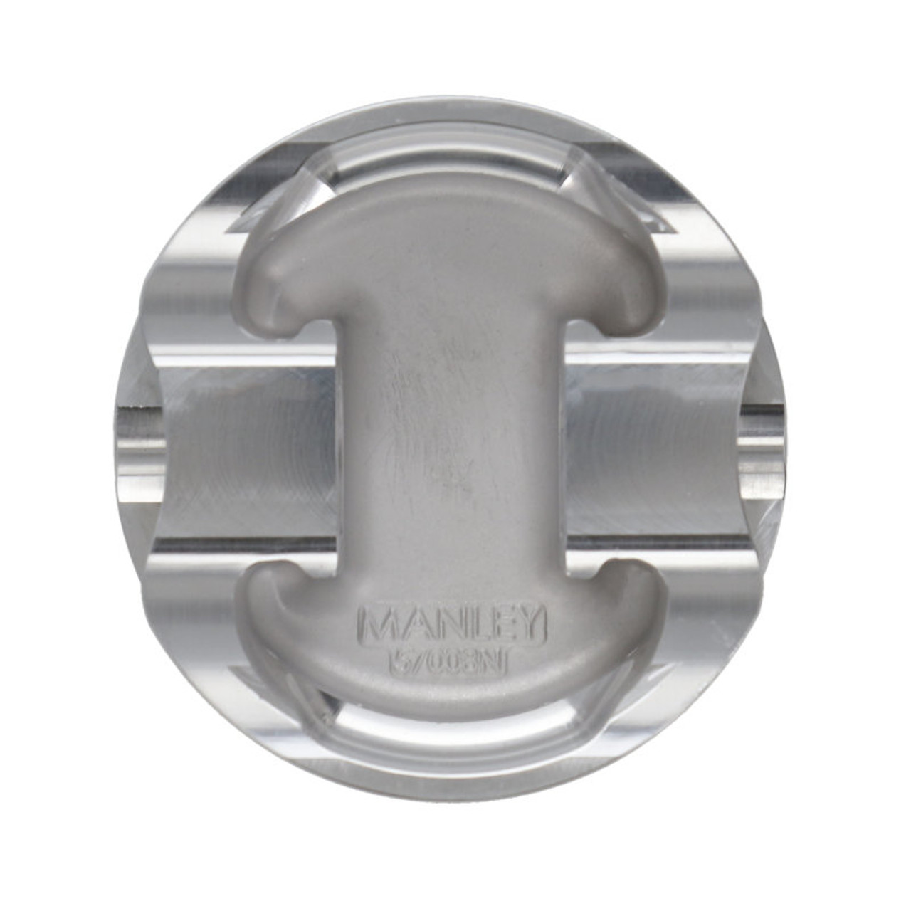 Manley 2018+ Ford Coyote 5.0L DOHC -6cc Dish 3.667in Bore 10:1 CR Platinum Piston Set - 595705C-8