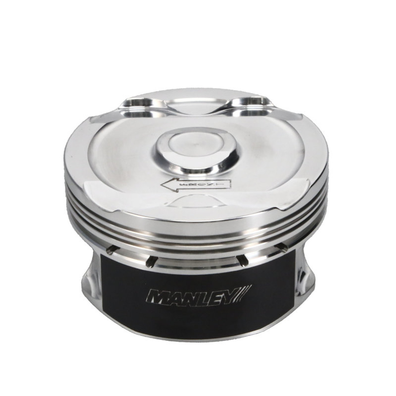 Manley 2018+ Ford Coyote 5.0L DOHC -6cc Dish 3.667in Bore 10:1 CR Platinum Piston Set - 595705C-8