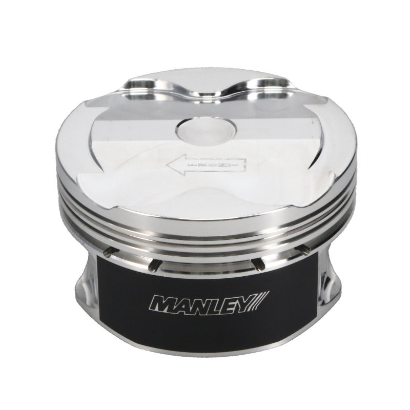 Manley 2018+ Ford Coyote 5.0L DOHC +1cc Dish 3.700in Bore 11:1 CR Platinum Piston Set - 595838C-8