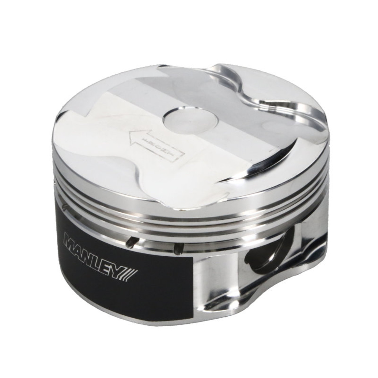 Manley 2018+ Ford Coyote 5.0L 6.75cc Dish 3.672in Bore 12:1 CR 22mm Pin Platinum Ext Duty - Single - 595910CE-1