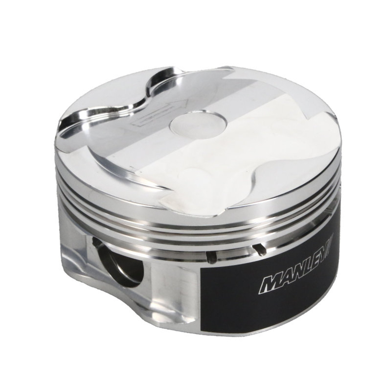 Manley 2018+ Ford Coyote 5.0L 6.75cc Dish 3.700in Bore 12:1 CR 22mm Pin Platinum Pistons - 595938C-8