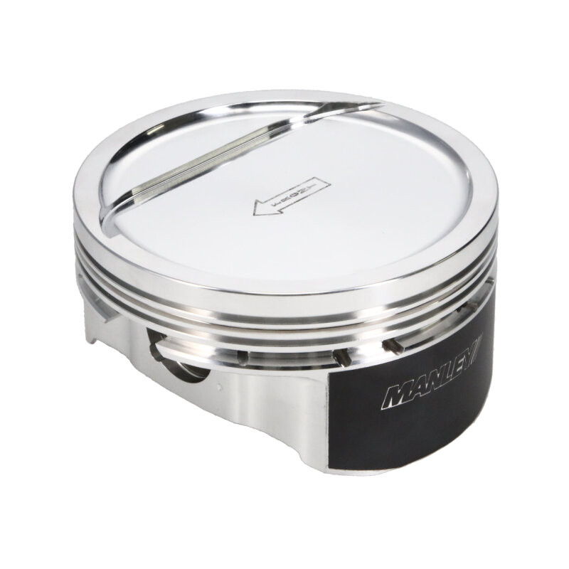 Manley Chevrolet LS Piston Set - 4.185in Bore 1.115in CH, -18.00 CC - 596360CE-8