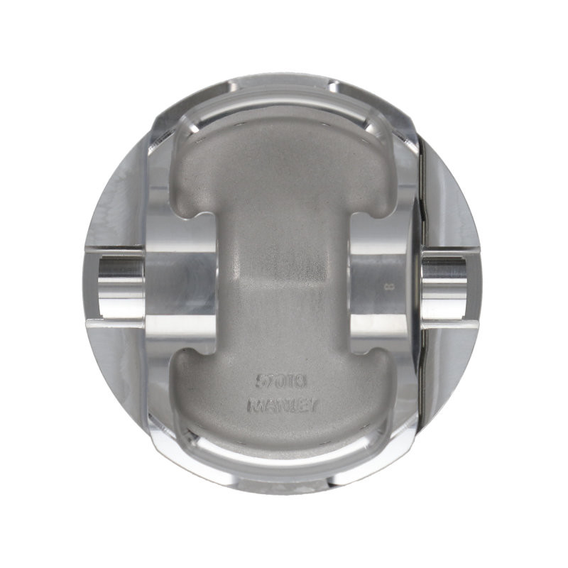 Manley Small Block Chevy LS Series 4.065in Bore - 1.065in CD - -10 cc Dish Platinum Series Pistons - 596565C-8