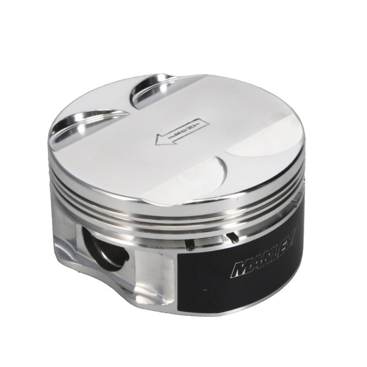 Manley Ford Coyote 5.0L DOHC 4V 3.635in Bore 10.0:1 CR -2.5cc Flat Top Pistons - Set of 8 (E/D) - 598405CE-8